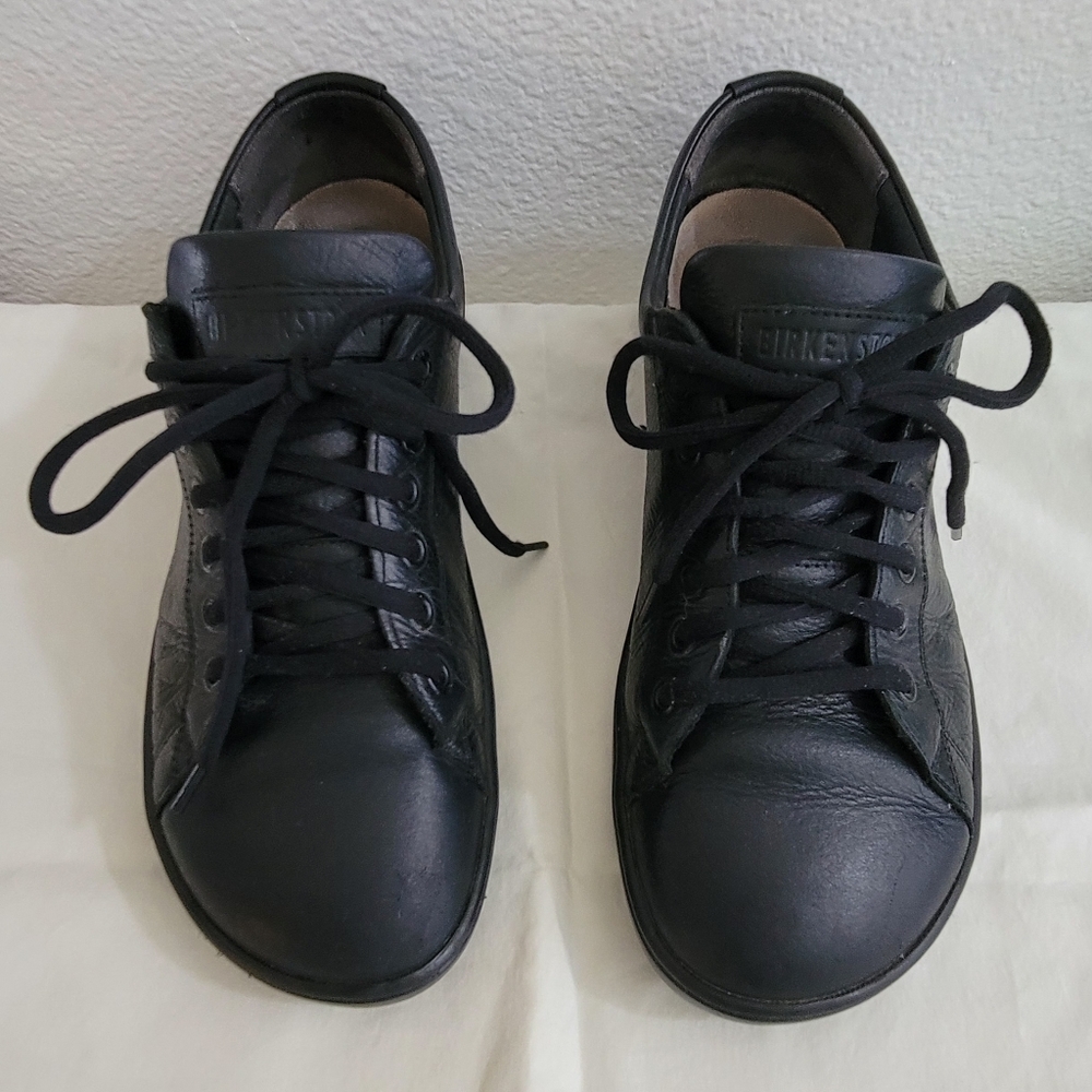 Black Leather Birkenstock Arran Unisex Sneakers 40R